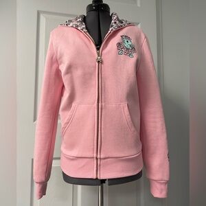 Tokidoki Pink Hoodie Sweatshirt Floral Quartz Small Donutella Unicorno Used